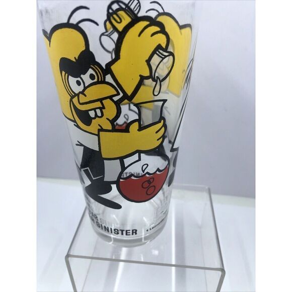 Simon Bar Sinister Cartoon Glass Pepsi Collector Series Vintage. Please Read - Picture 10 of 16